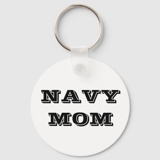 Key Chain Navy Mum (Front)