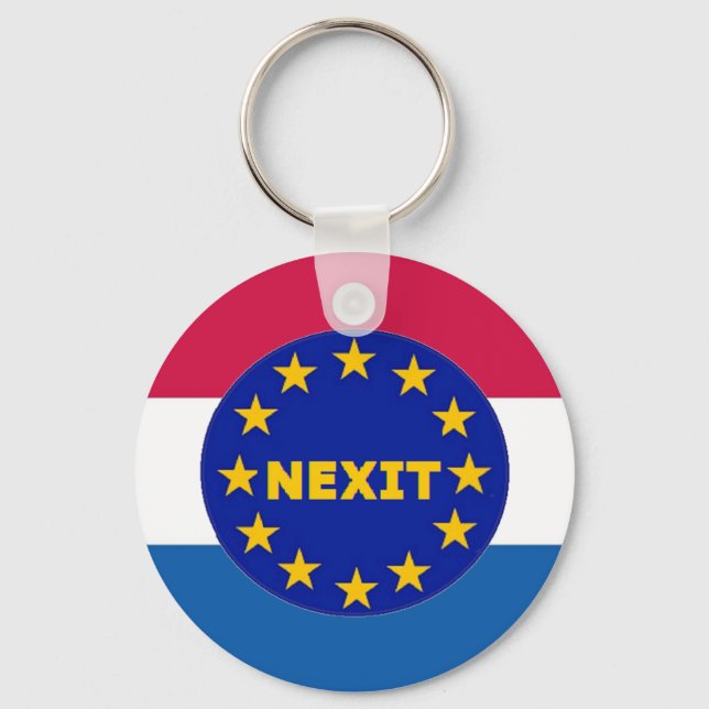 Key Chain Netherlands Flag EU Nexit (Front)