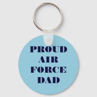 Key Chain Proud Air Force Dad