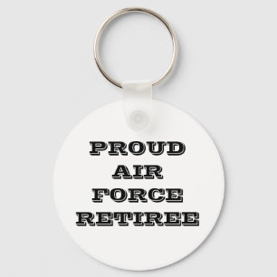 Key Chain Proud Air Force Retiree