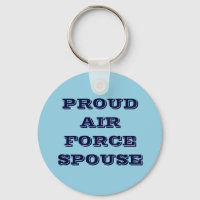 Key Chain Proud Air Force Spouse