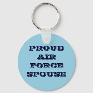 Key Chain Proud Air Force Spouse