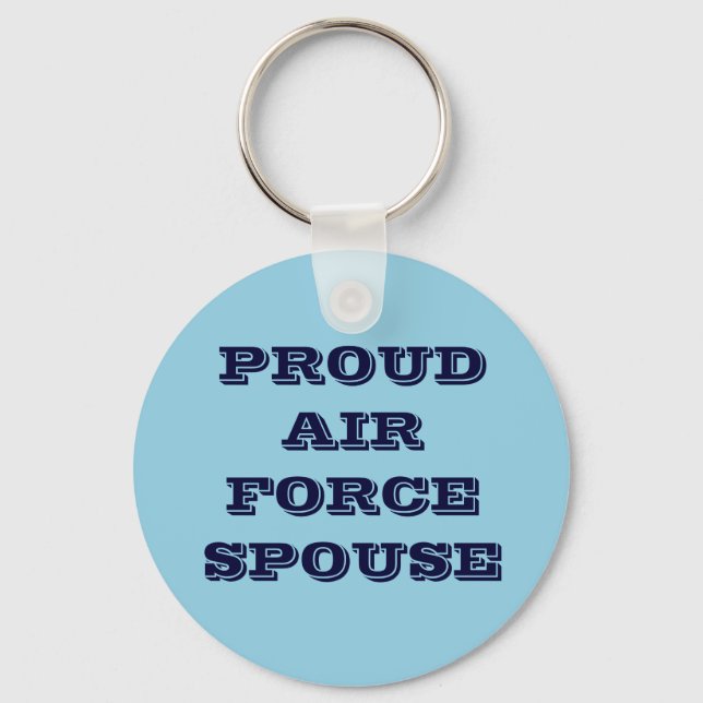 Key Chain Proud Air Force Spouse (Front)