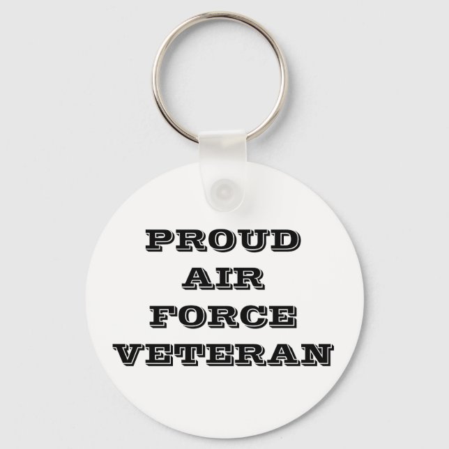 Key Chain Proud Air Force Veteran (Front)