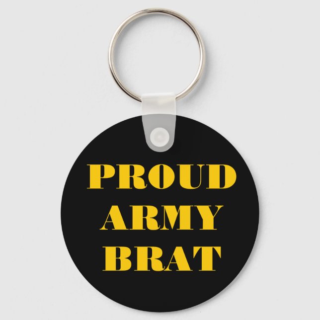 Key Chain Proud Army Brat (Front)