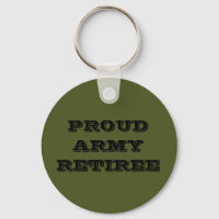 Key Chain Proud Army Retiree
