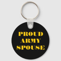 Key Chain Proud Army Spouse