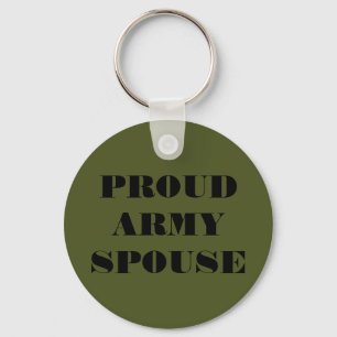 Key Chain Proud Army Spouse