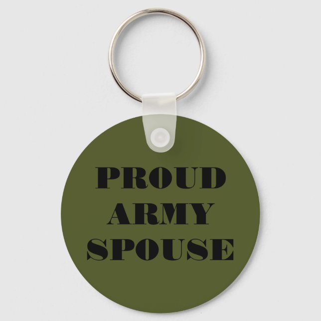 Key Chain Proud Army Spouse (Front)