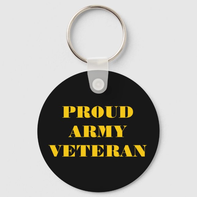 Key Chain Proud Army Veteran (Front)