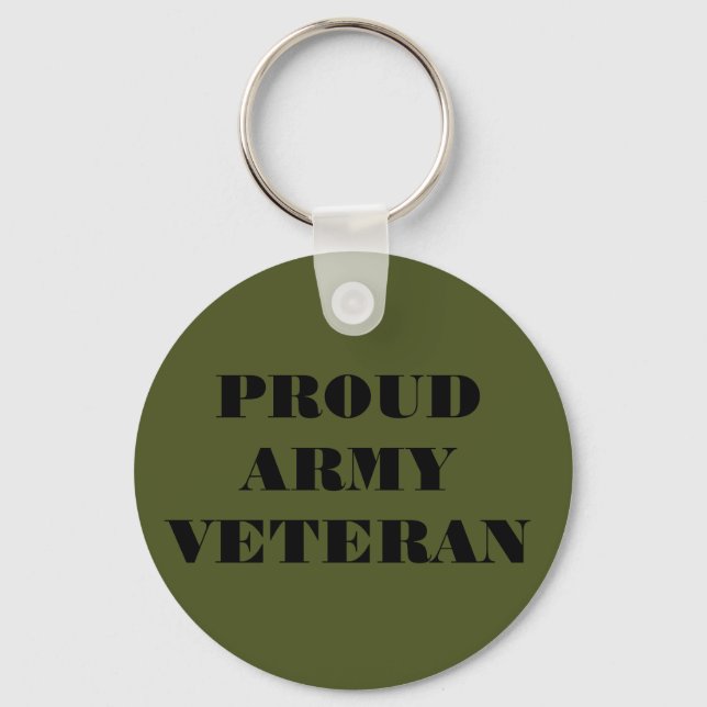Key Chain Proud Army Veteran (Front)