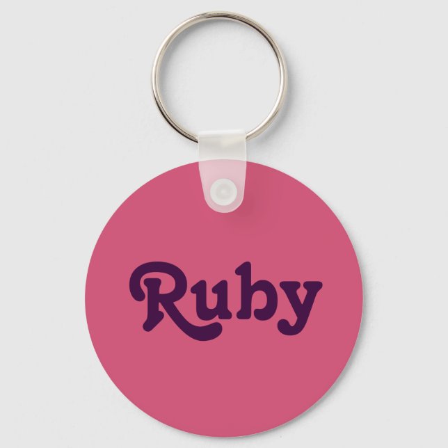 Key Chain Ruby (Front)