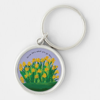 Key Chain says, "Grow thru what you go thru."