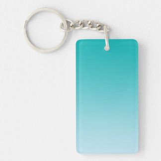 Key Chain: TEAL OMBRE Ring