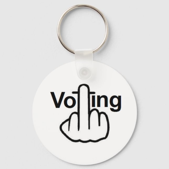 Key Chain Voting Flip (Front)