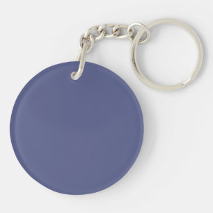 Key Chain with Country Blue  Background