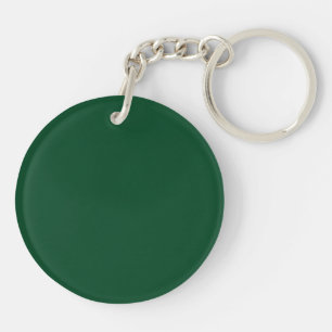 Key Chain with Evergreen Green  Background