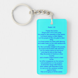 Key Chain with Famous Praise Dance Psalm