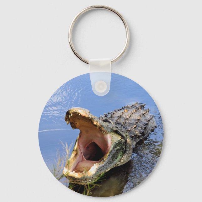 Key Chain with Open Mouthed Alligator (Front)