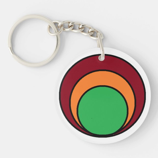 key chin  key ring (Front)