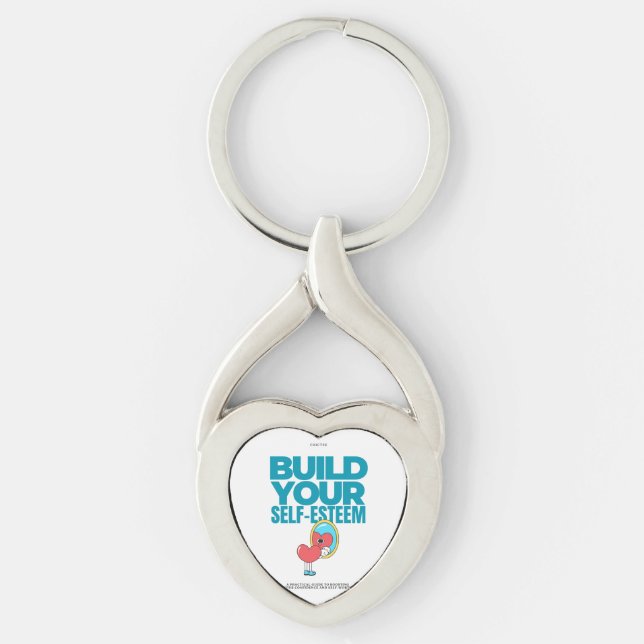 key door with text Build your self esteem Ring (Front)