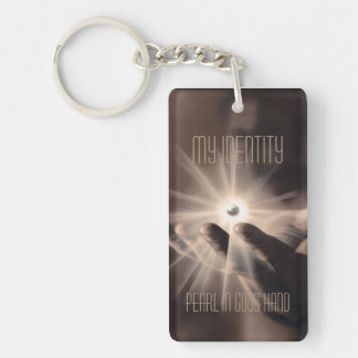 Key hanger: My Identity, a pearl in God Ring