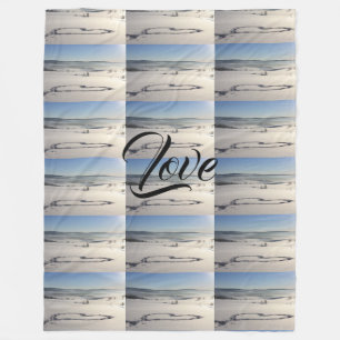 Key Heart Keepsake Memories Love Destiny Destiny's Fleece Blanket