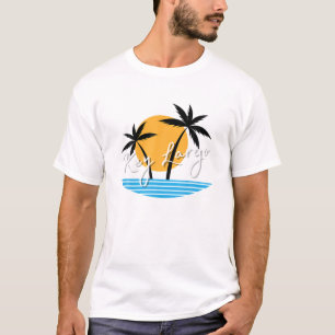 Key Largo Beach Palm Tree Vacation Trip Matching G T-Shirt