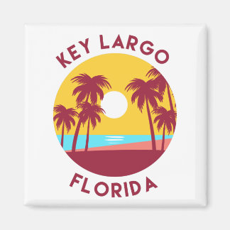 Key Largo, Florida Beach Landscape Magnet