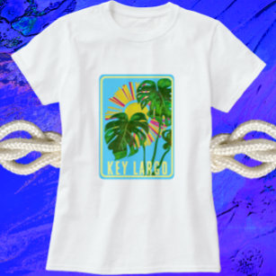 Key Largo Florida Sunshine Tropical Vacation T-Shirt