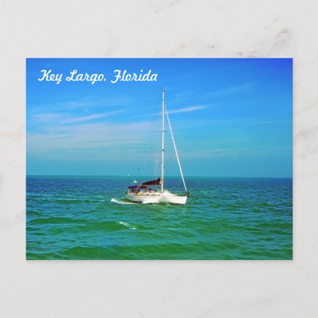 Key Largo, Florida, U.S.A. Postcard (Front)