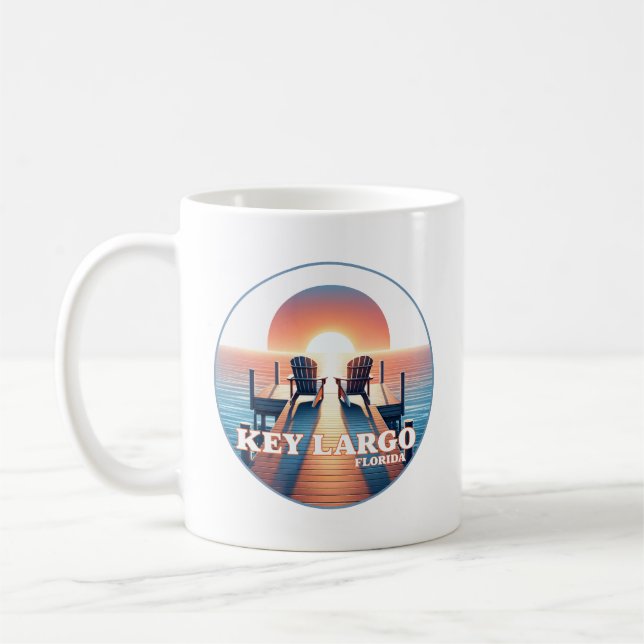 Key Largo Florida USA Coffee Mug (Left)