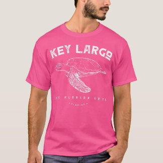 Key Largo Sea Turtle Florida Keys Scuba Fishing Di T-Shirt
