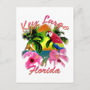 Key Largo Trop Rock Music Postcard