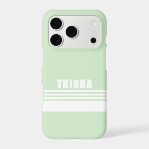 Key Lime Green modern preppy classic stripes