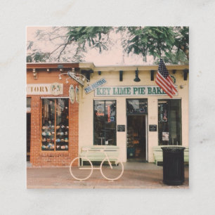 Key Lime Pie Bakery - Los Angeles - California Square Business Card