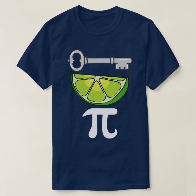 Key Lime Pie Funny West Florida Cake  T-Shirt (Design Front)
