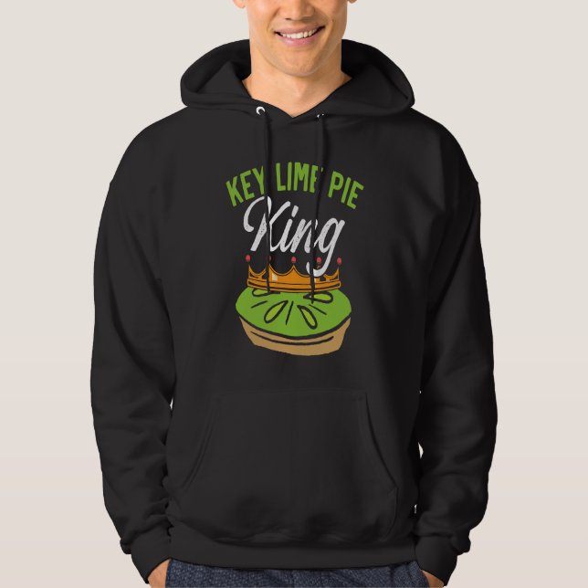 Key Lime Pie King Florida Dessert Key Lime Pie Bak Hoodie (Front)