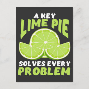 Key Lime Pie Lover Gift for Dessert Foodie Postcard
