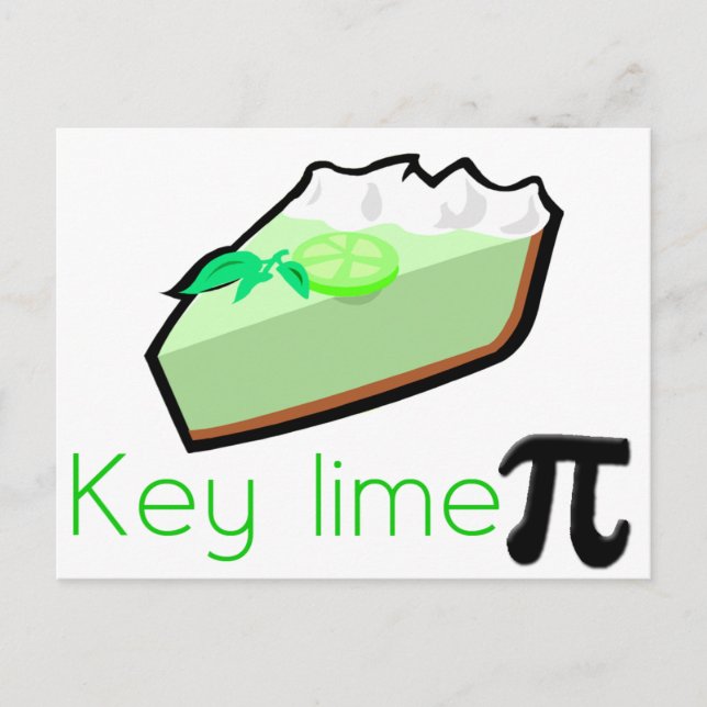 Key Lime Pie Postcard (Front)