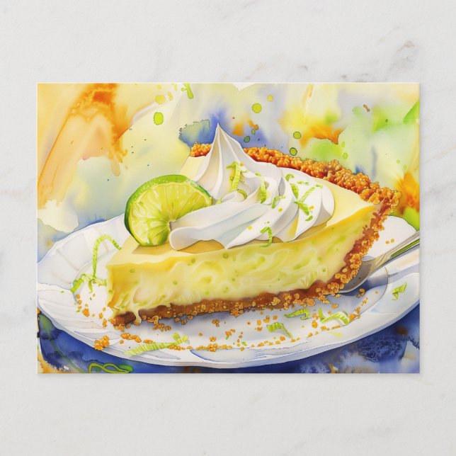 Key Lime Pie Postcard (Front)
