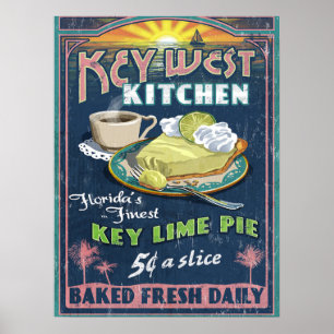 Key Lime Pie Poster