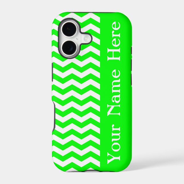 Key Lime Wave Chevron with name (Back)