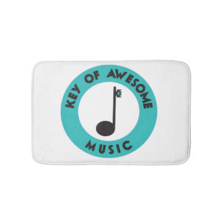 Key of Awesome Music Bath Mat