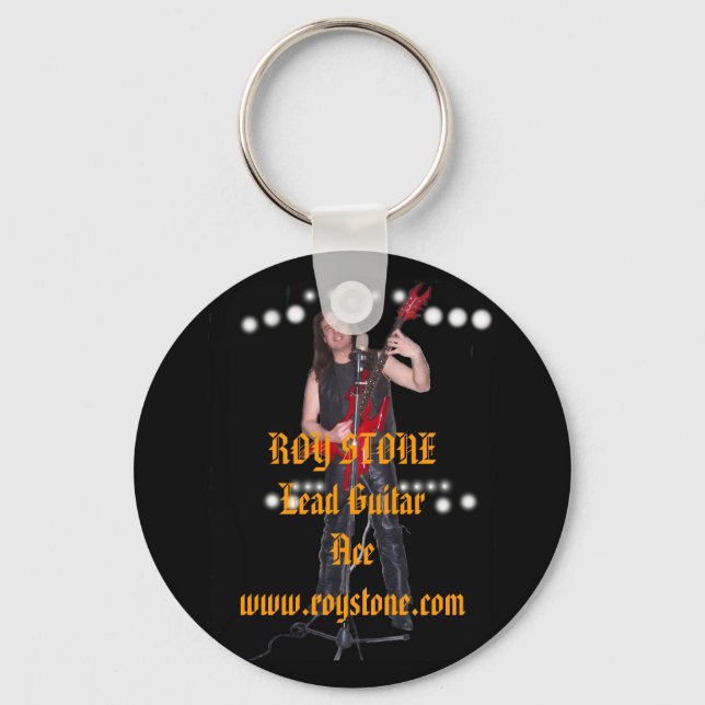KEY RING, ROY STONE Lead Guitar Ace  ... Ring (Front)