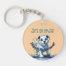 Key Rings Happy Retirement Gifts Funny Dog