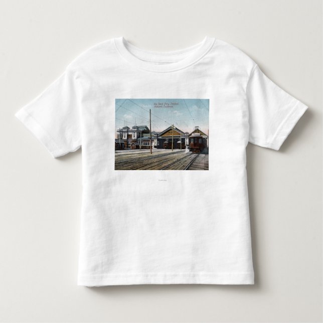 Key Route Ferry Terminal and Railway Toddler T-Shirt (Front)