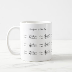 Key Signatures & Relative Keys Pretty Music Theory Coffee Mug