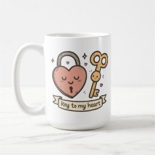 Key to My Heart Coffee Mug