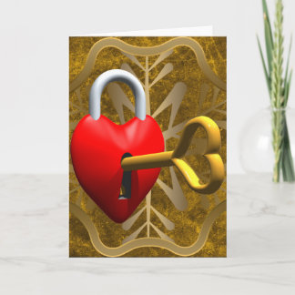 Key To My Heart Holiday Card